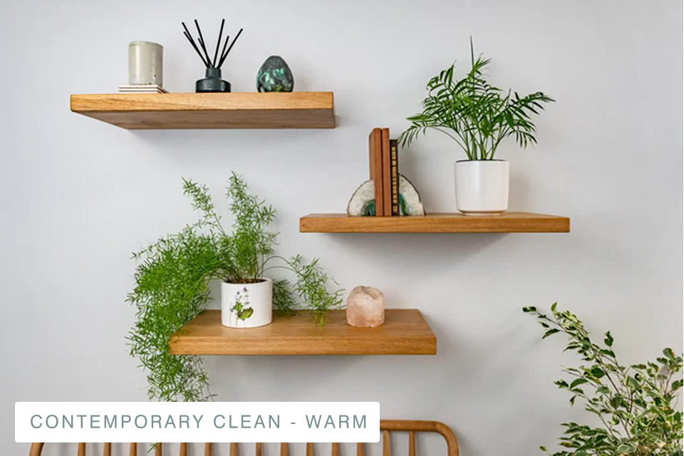 Thin Floating Shelf for Solid Walls - Bespoke