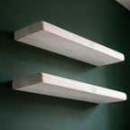 Farmhouse White Pine Floating Shelf - view 1