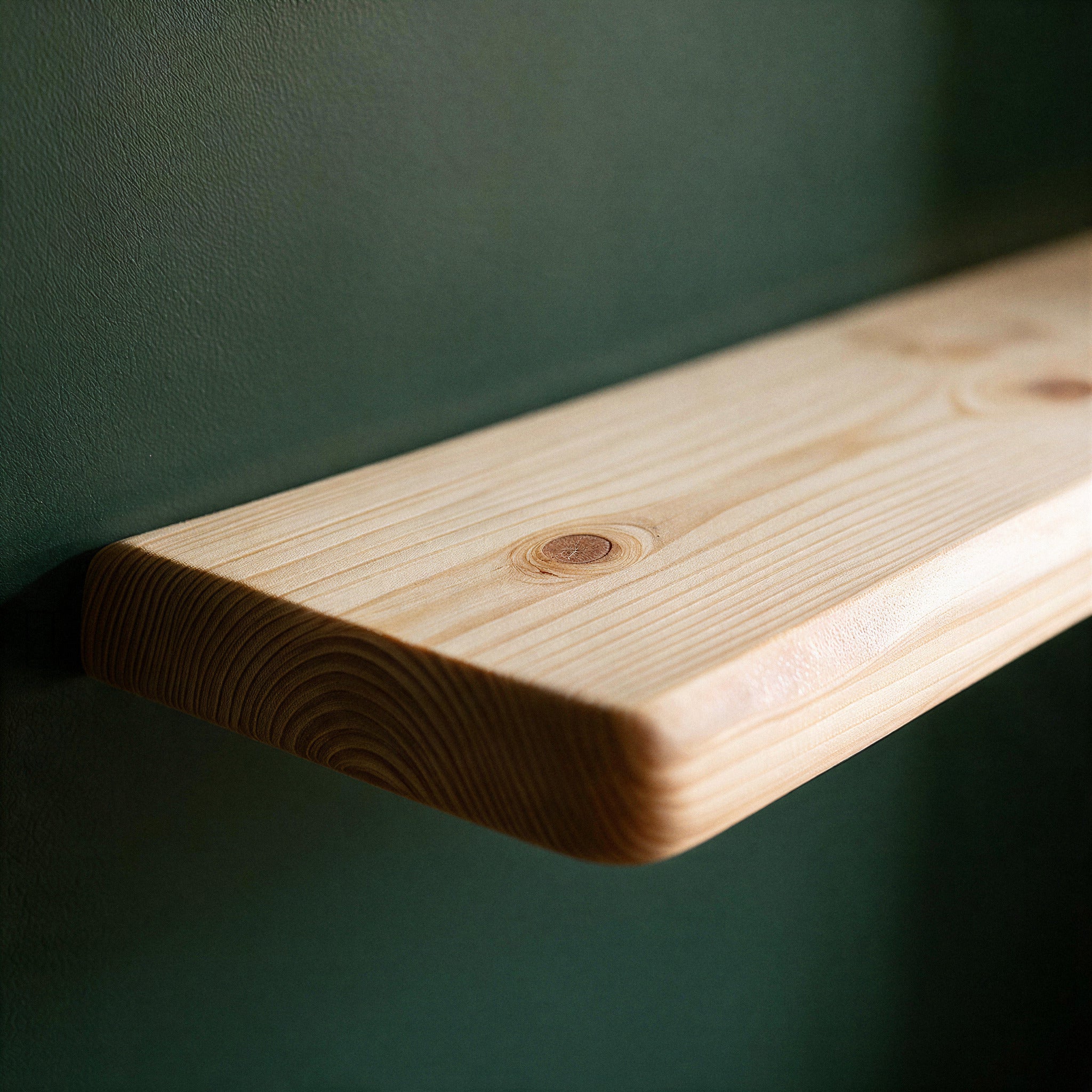 Farmhouse Natural Pine Floating Shelf - view 4