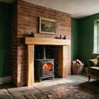 Farmhouse Warm Oak Fireplace Surround - view 3