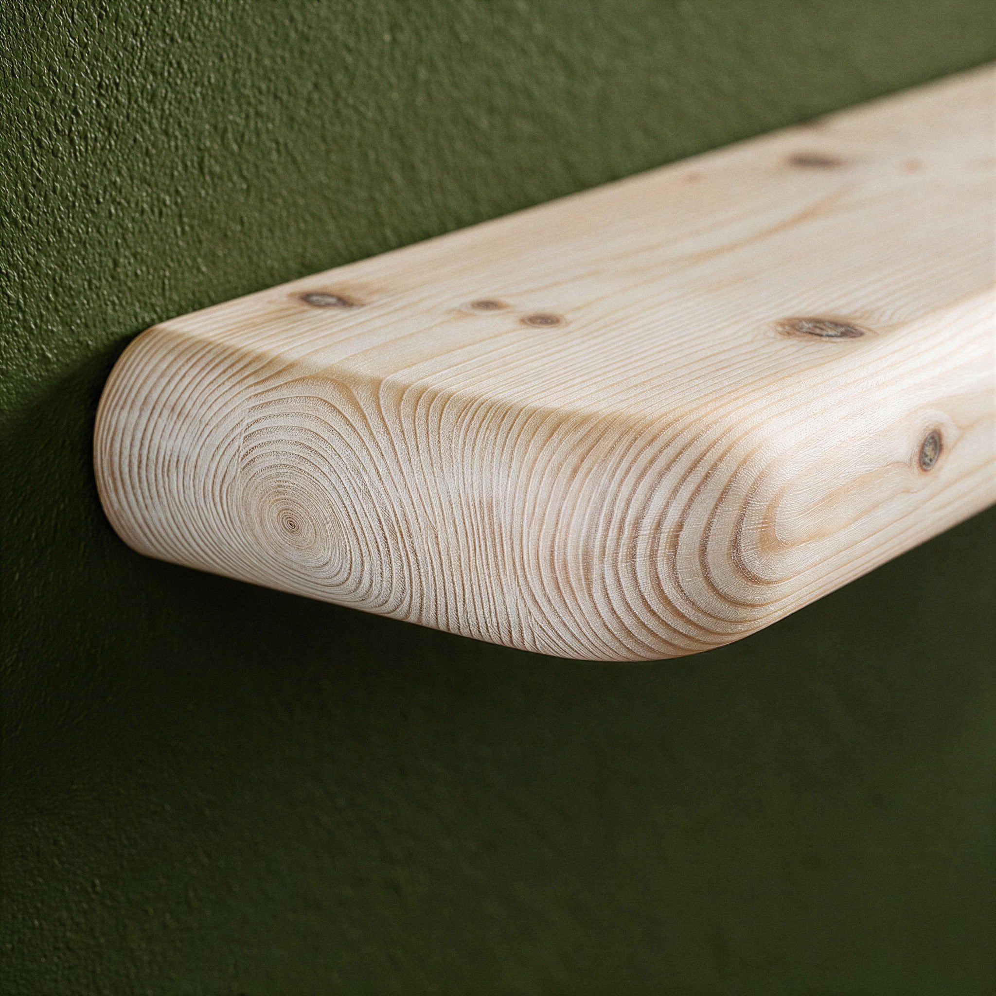 Farmhouse White Pine Floating Shelf - view 4