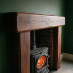 Farmhouse Dark Oak Fireplace Surround - view 3