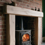 Farmhouse Limed Oak Fireplace Surround - view 2