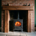 Farmhouse Dark Oak Fireplace Surround - view 2