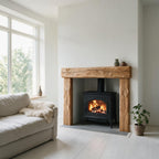 Rustic Natural Oak Fireplace Surround - view 1