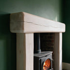 Farmhouse Limed Oak Fireplace Surround - view 3