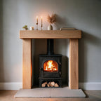 Country Cottage Natural Oak Fireplace Surround - view 6
