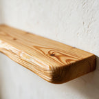 Rustic Style Warm Pine Floating Shelf