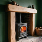 Farmhouse Natural Oak Fireplace Surround - view 2