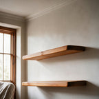 Country Cottage Style Warm Pine Floating Shelf