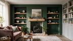 Farmhouse Style Natural Oak Alcove Shelves