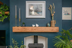 Country Cottage Style Dark Oak Fireplace Beam