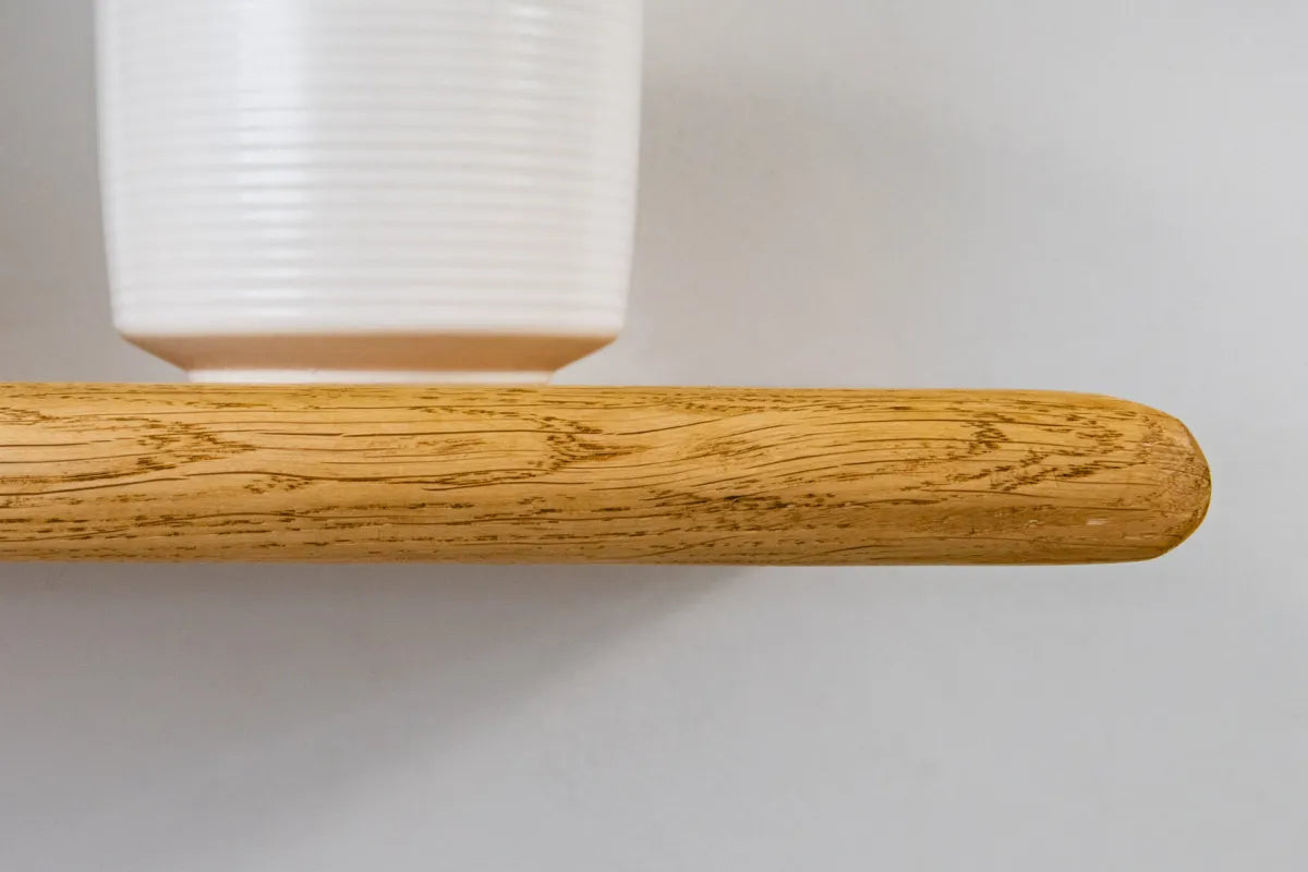 Thin Farmhouse – Warm Oak Shelves For Plasterboard Walls