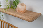 Thin Farmhouse – White Oak Shelves For Plasterboard Walls