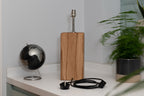 Oak Country cottage Style Lamp (shade not included)