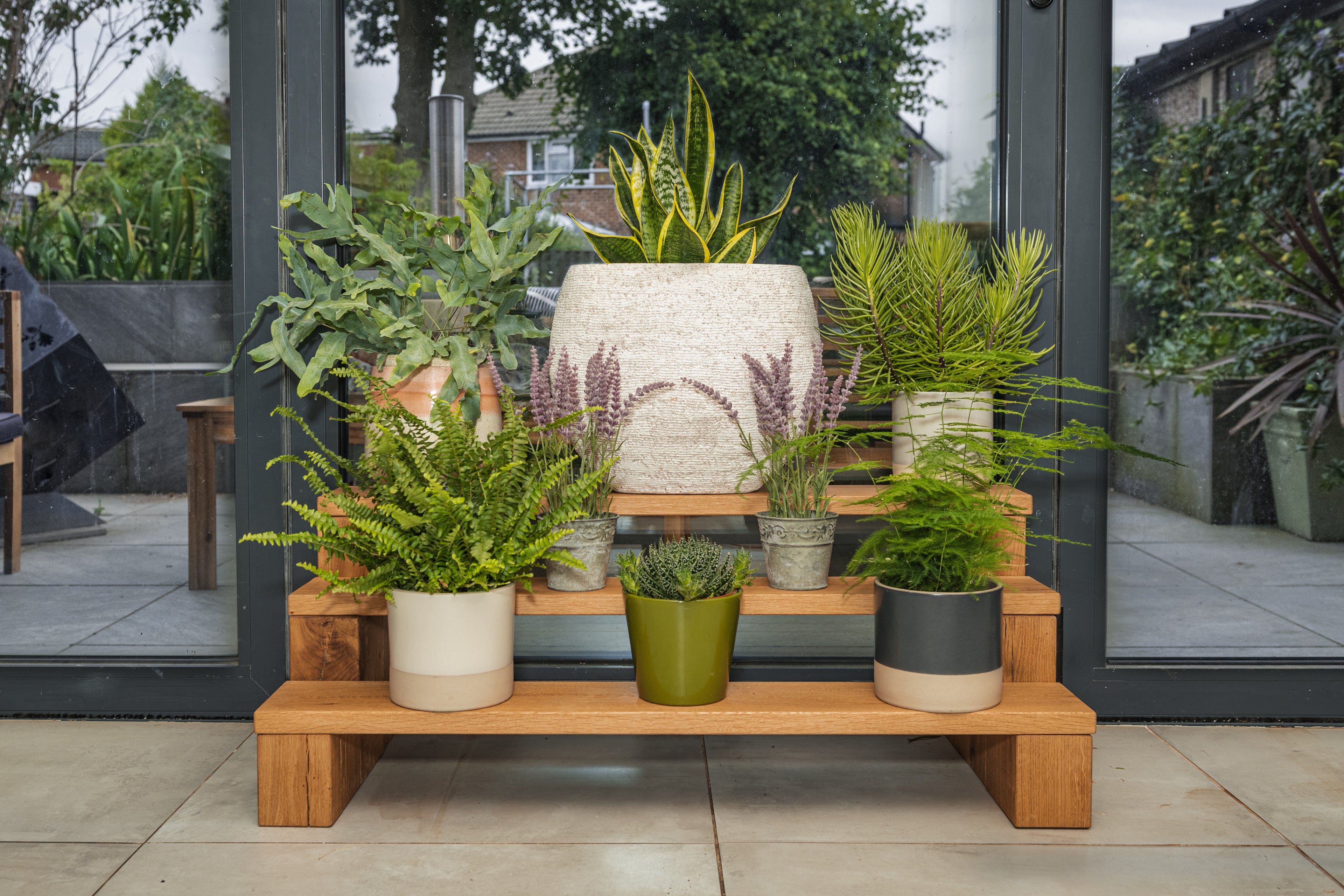Oak Plant Stand