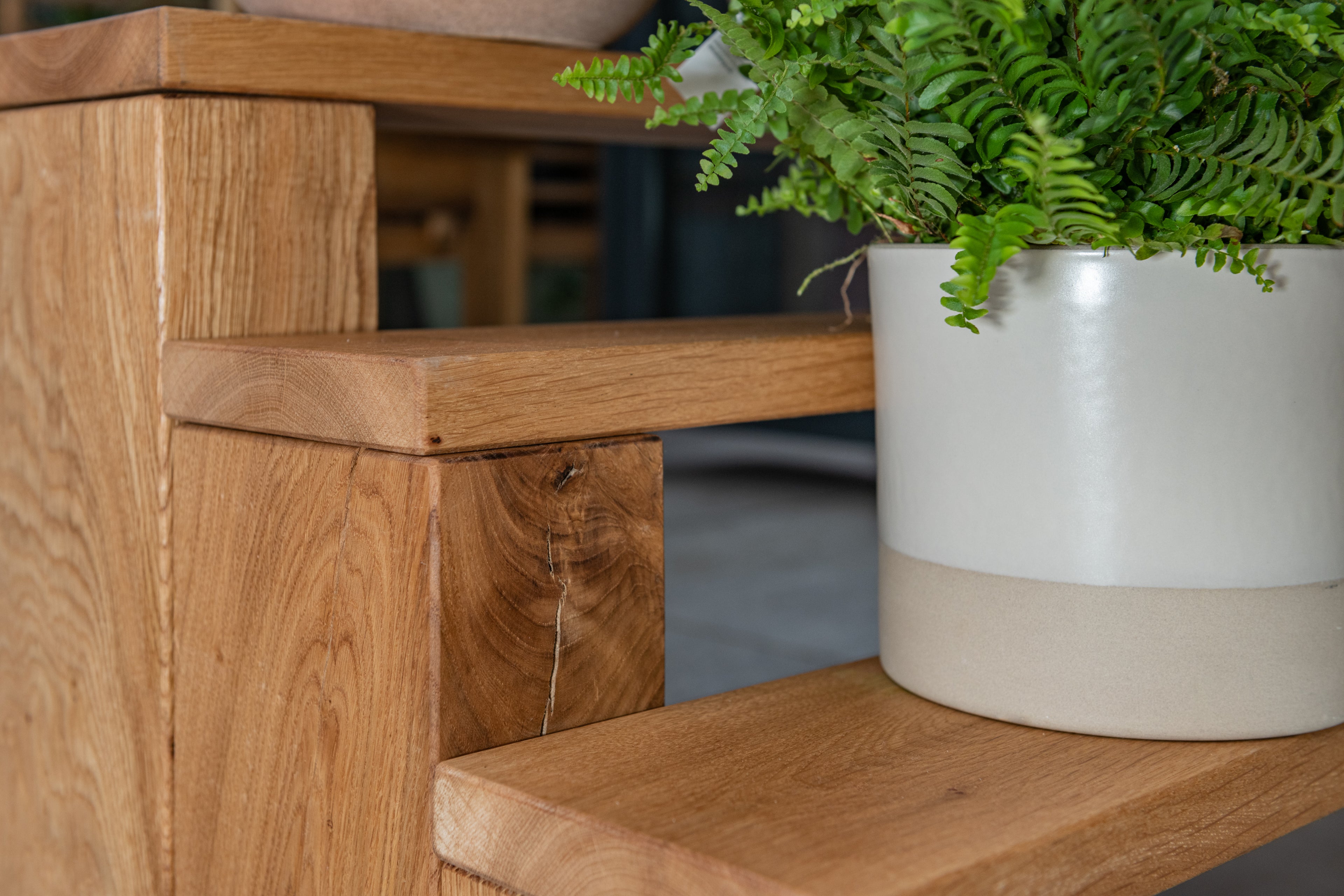 Oak Plant Stand