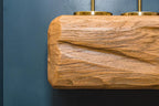 Rustic Reclaimed Style Warm Oak Fireplace Beam