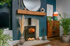 The Country Cottage Dark Oak Fireplace Beam For Plasterboard Walls