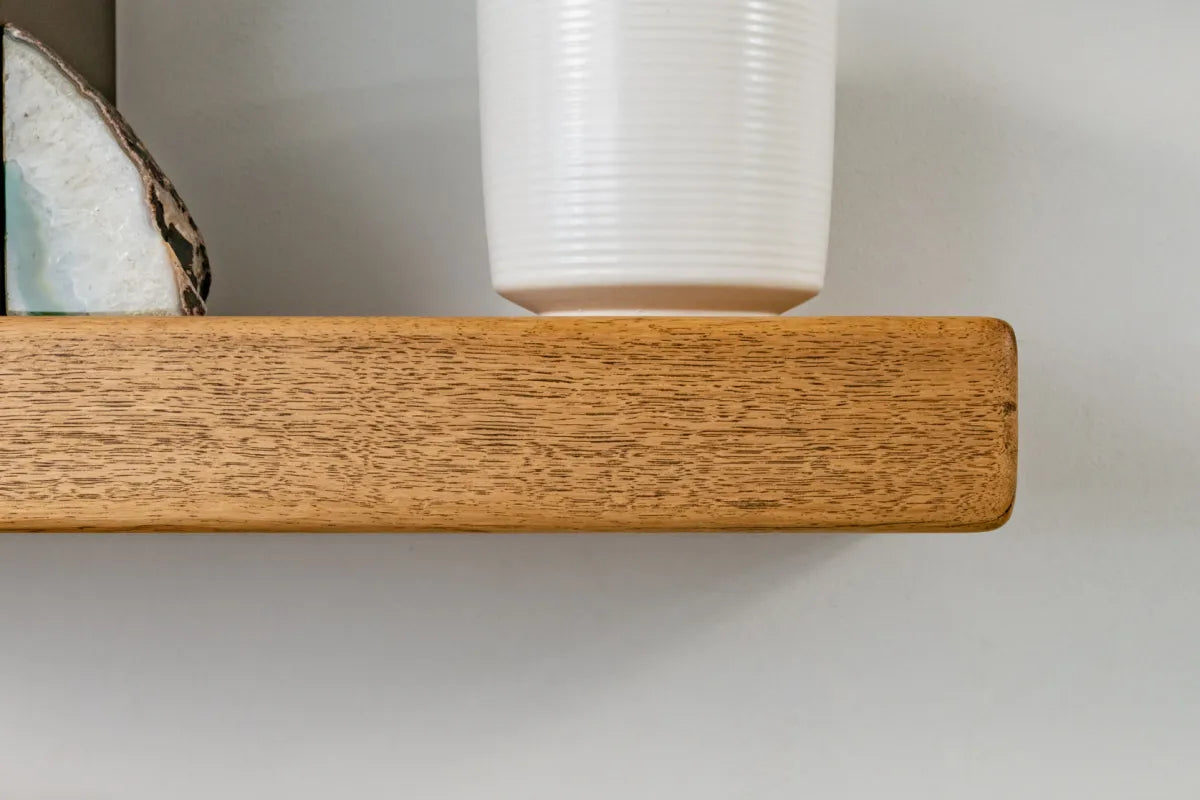 Country Cottage Style Dark Oak Floating Shelves