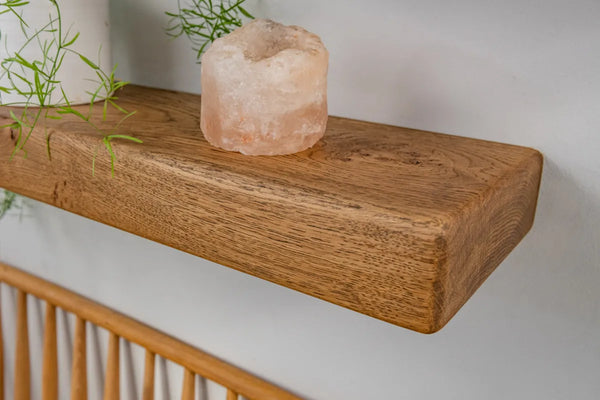 Thick Country Cottage  – Dark Oak Floating Shelves