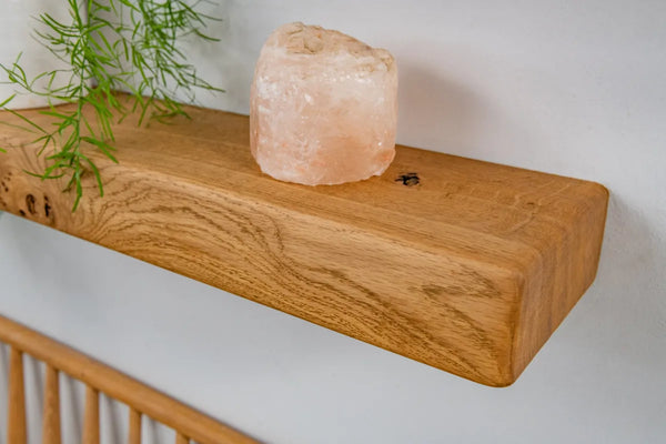 Thick Country Cottage  – Warm Oak Floating Shelves