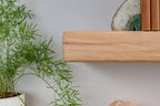 Thick Country Cottage  – White Oak Floating Shelves
