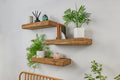 Thick Rustic Reclaimed Style – Natural Oak Floating Shelves