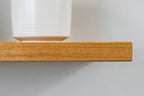 Thin Contemporary Clean Lined – Warm Oak Floating Shelves For Plasterboard Walls