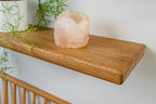 Thin Country Cottage – Dark Oak Shelves For Plasterboard Walls