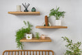 Thin Country Cottage – Natural Oak Floating Shelves