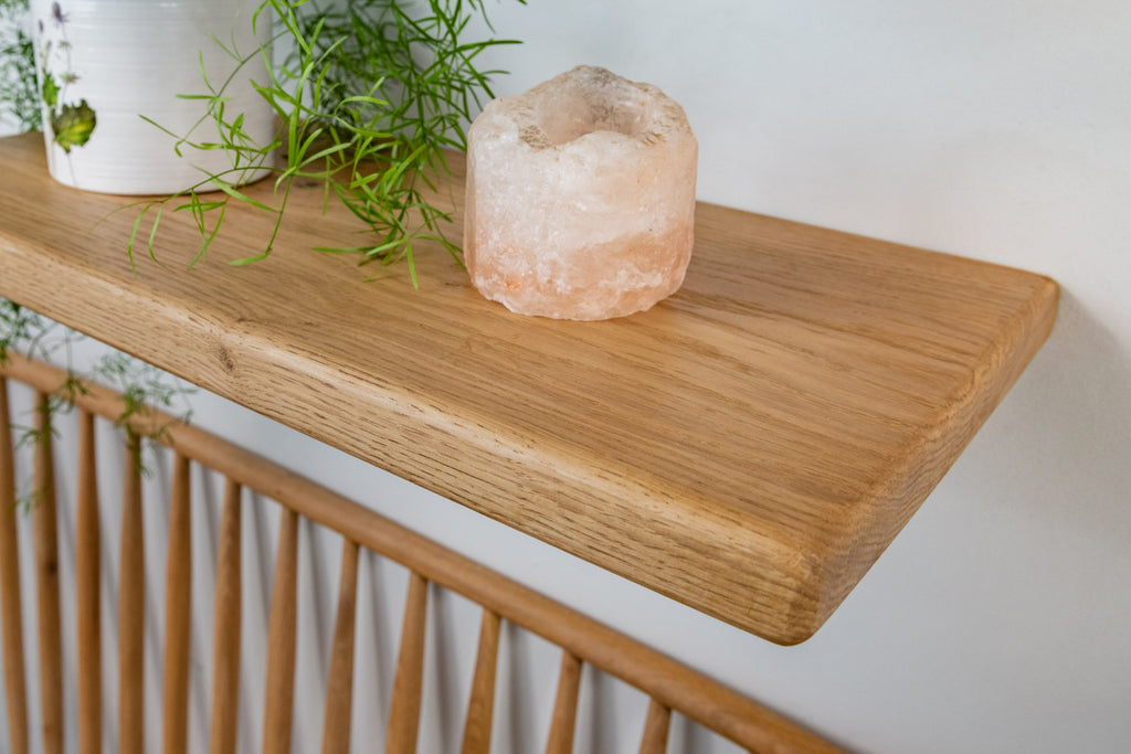 Thin Country Cottage – Natural Oak Floating Shelves