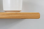 Thin Country Cottage – Natural Oak Shelves For Plasterboard Walls