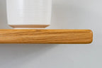 Thin Country Cottage – Warm Oak Shelves For Plasterboard Walls