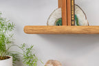 Thin Rustic Reclaimed Style– Natural Oak Shelves For Plasterboard Walls