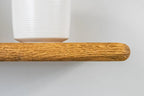 Thin Rustic Reclaimed Style– Warm Oak Shelves For Plasterboard Walls